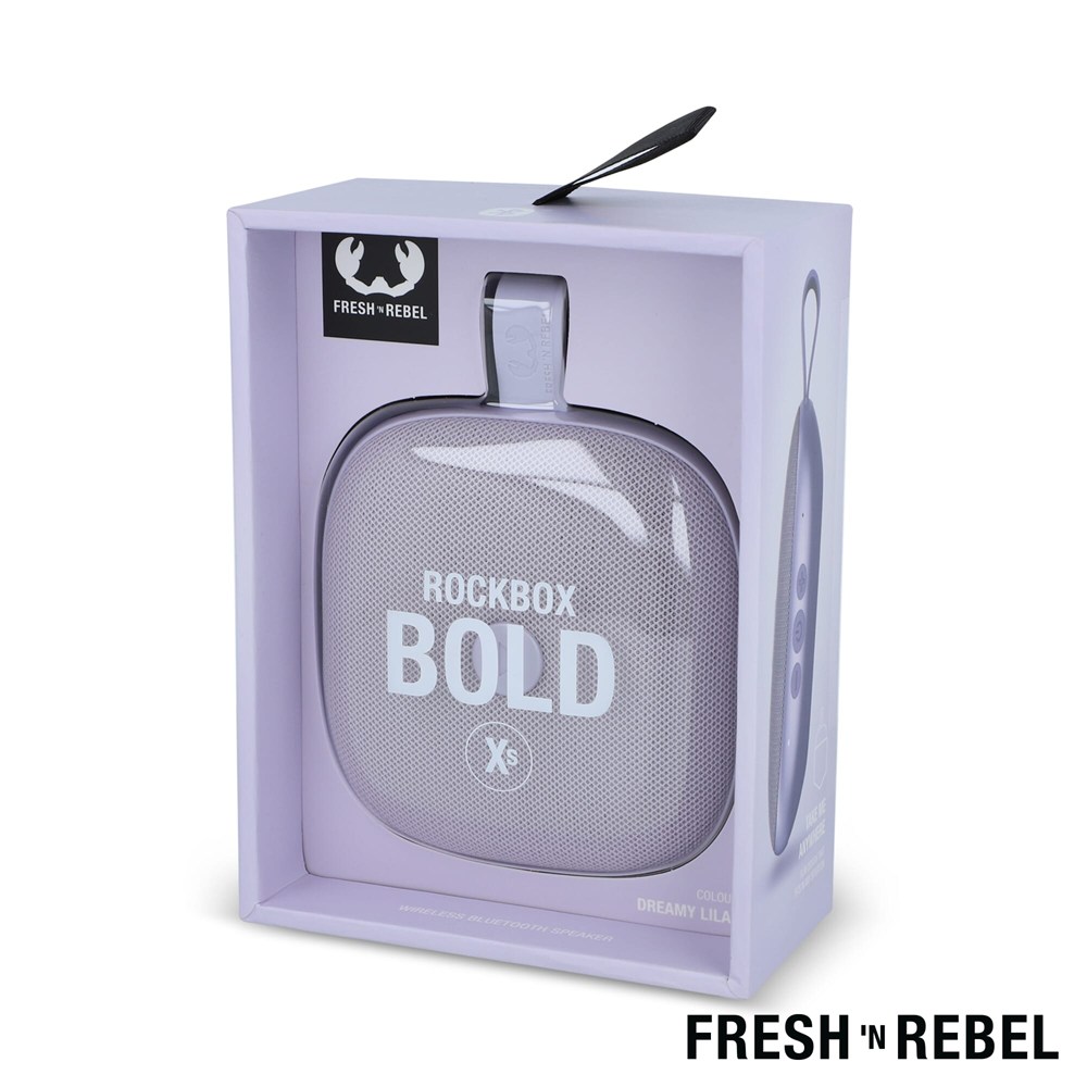 1RB5100 | Fresh 'n Rebel Rockbox Bold Xs splashproof TWS speaker 4W 1RB5100 | Fresh 'n Rebel Rockbox Bold Xs splashproof TWS speaker 4W