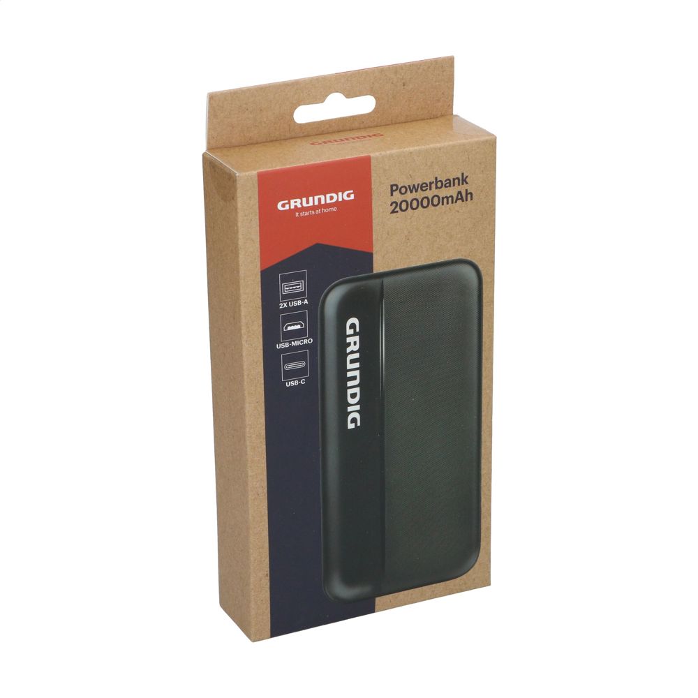 Grundig Powerbank 20000 oplader