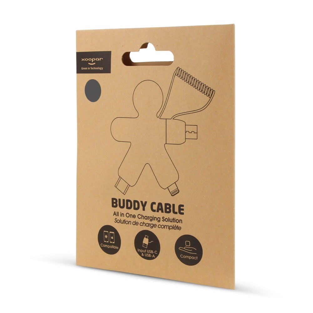 2064 | Xoopar Buddy Eco Charging Cable 2064 | Xoopar Buddy Eco Charging Cable