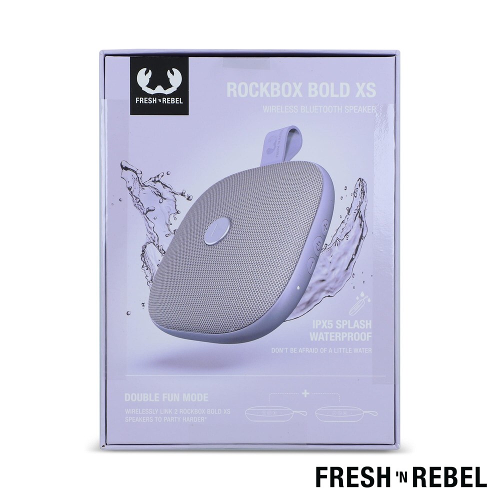 1RB5100 | Fresh 'n Rebel Rockbox Bold Xs splashproof TWS speaker 4W 1RB5100 | Fresh 'n Rebel Rockbox Bold Xs splashproof TWS speaker 4W