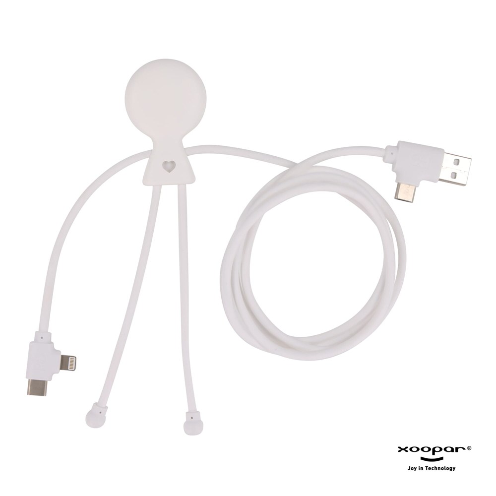 2089 | Xoopar Mr. Bio Long Power Delivery Cable with data transfer - Wit