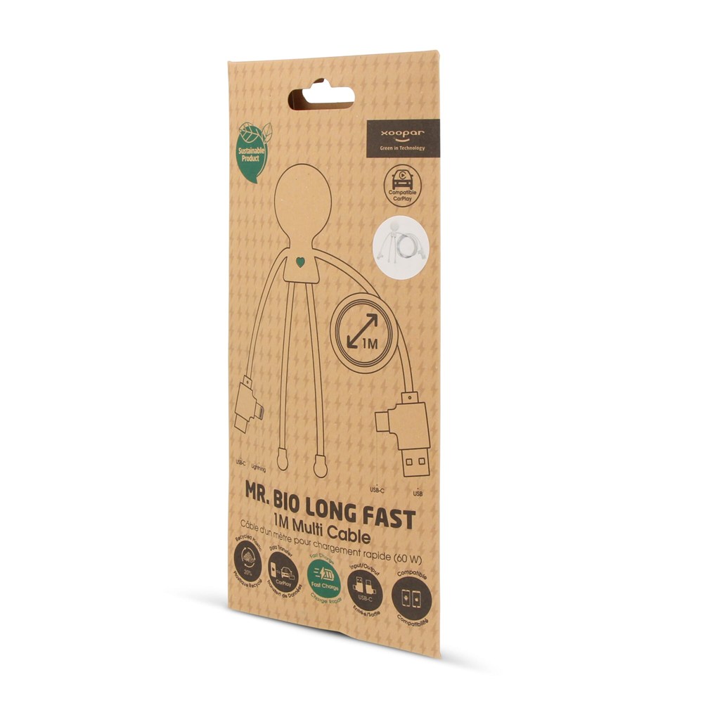 2089 | Xoopar Mr. Bio Long Power Delivery Cable with data transfer 2089 | Xoopar Mr. Bio Long Power Delivery Cable with data transfer