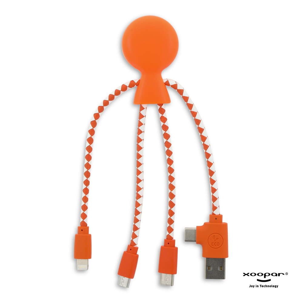 2081 | Xoopar Mr. Bio Charging cable - Oranje