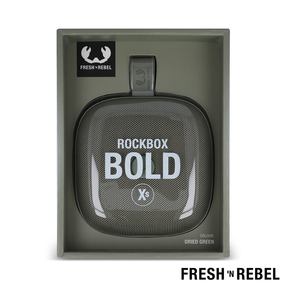 1RB5100 | Fresh 'n Rebel Rockbox Bold Xs splashproof TWS speaker 4W 1RB5100 | Fresh 'n Rebel Rockbox Bold Xs splashproof TWS speaker 4W