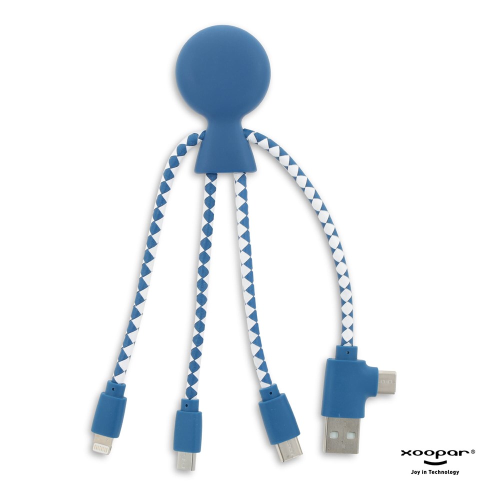 2081 | Xoopar Mr. Bio Charging cable - Blauw