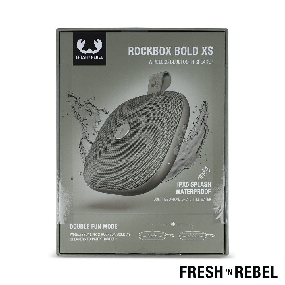1RB5100 | Fresh 'n Rebel Rockbox Bold Xs splashproof TWS speaker 4W 1RB5100 | Fresh 'n Rebel Rockbox Bold Xs splashproof TWS speaker 4W