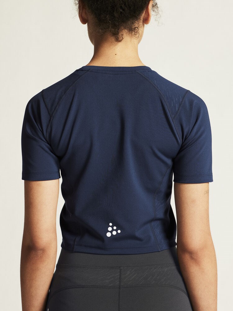 Craft - Rush 2.0 Crop Tee W Navy XS Craft - Rush 2.0 Crop Tee W Navy XS