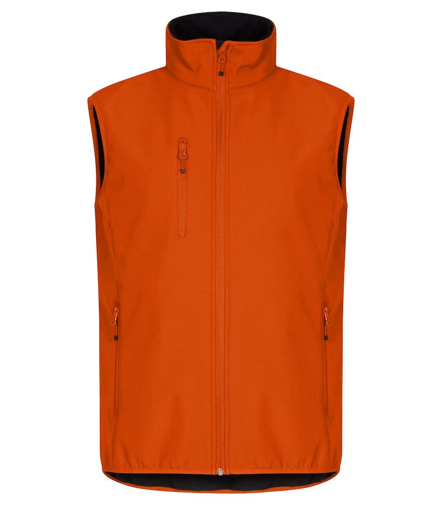 Clique - Classic Softshell Vest Diep Oranje M