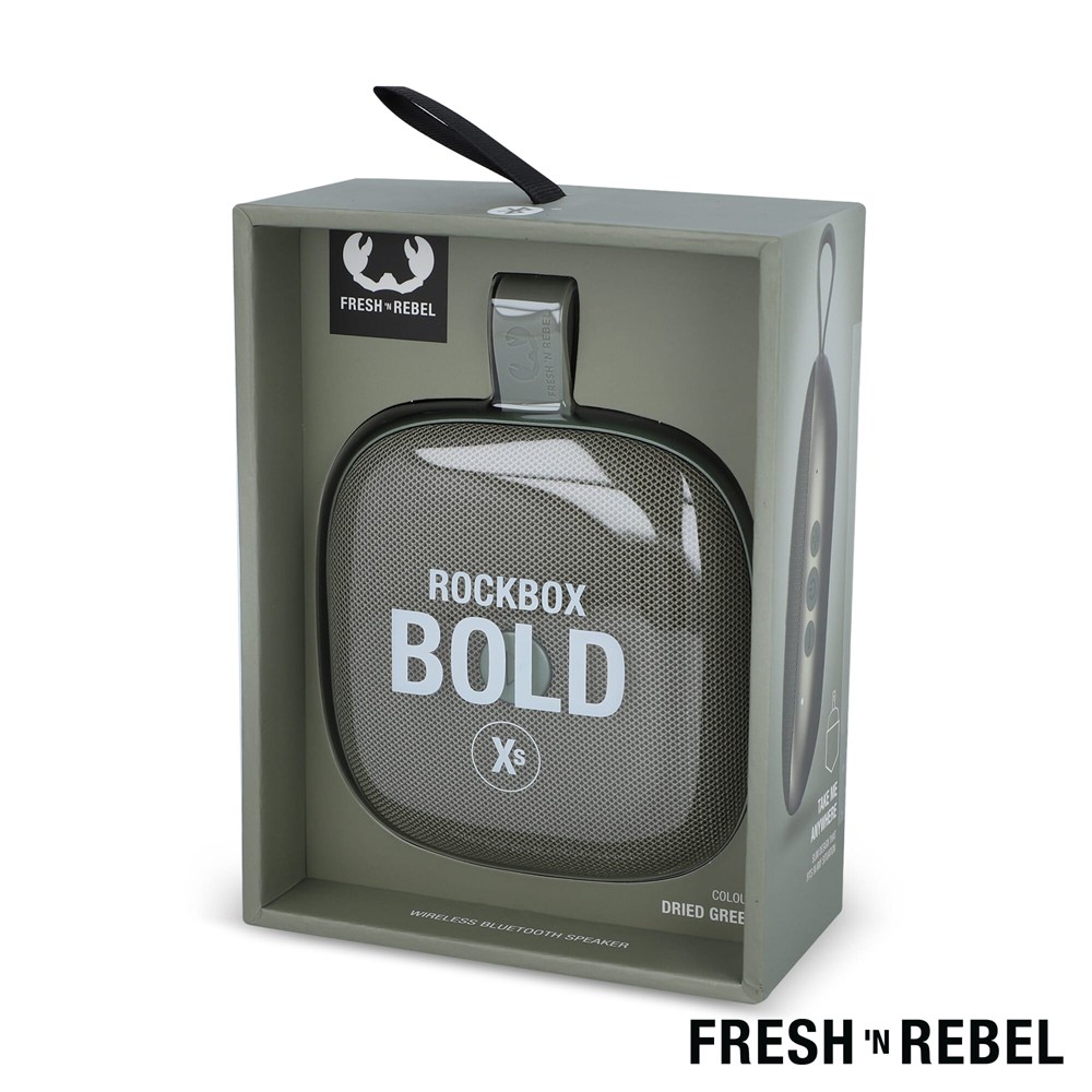 1RB5100 | Fresh 'n Rebel Rockbox Bold Xs splashproof TWS speaker 4W 1RB5100 | Fresh 'n Rebel Rockbox Bold Xs splashproof TWS speaker 4W