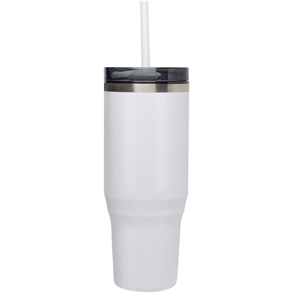 Melbourne 1200 ml RCS-gecertificeerde geïsoleerde beker met rietje