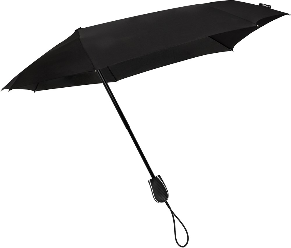 STORMaxi - Arodynamische opvouwbare stormparaplu - Handopening - Windproof -  90 cm - Zwart