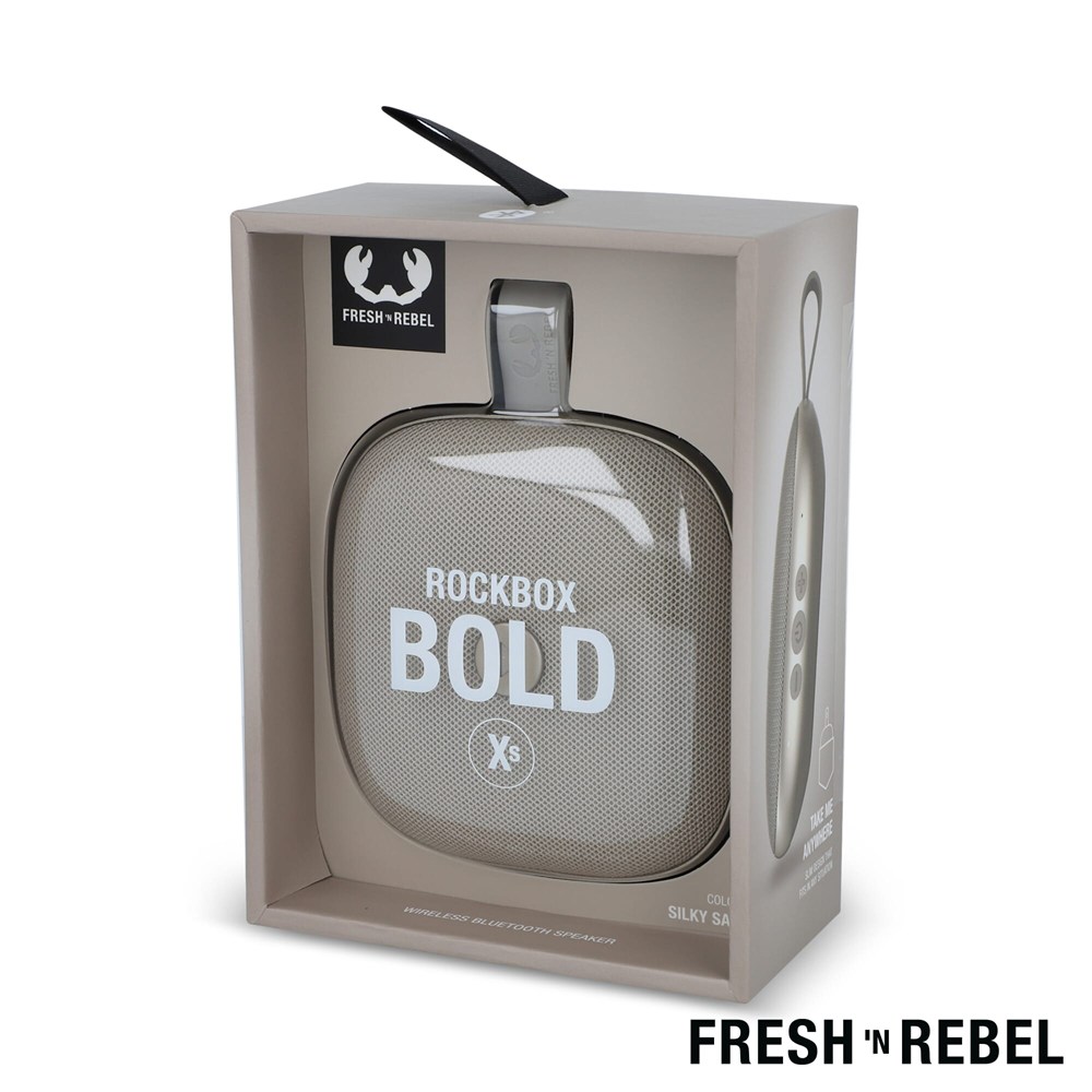 1RB5100 | Fresh 'n Rebel Rockbox Bold Xs splashproof TWS speaker 4W 1RB5100 | Fresh 'n Rebel Rockbox Bold Xs splashproof TWS speaker 4W